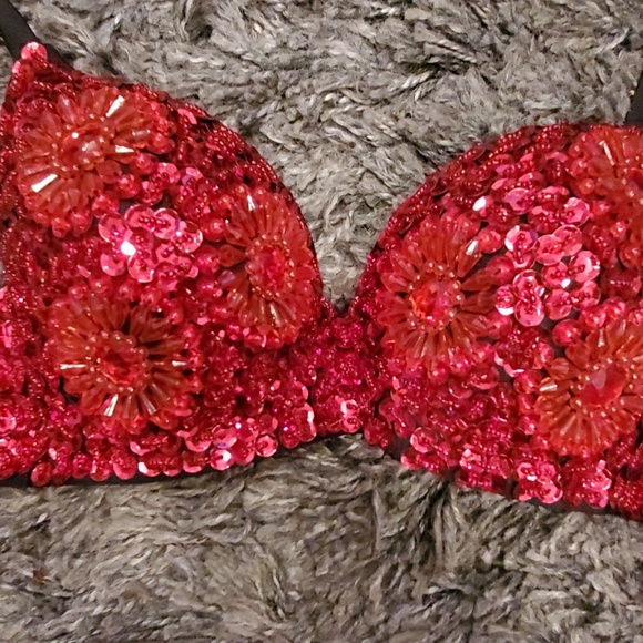Other Rhinestone Sequin Bra Poshmark